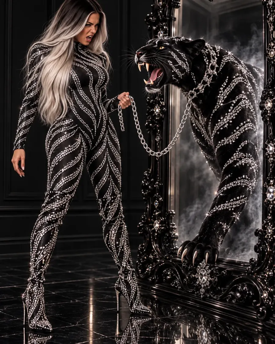 Wenn das Spiegelbild die Ketten sprengt... 🖤