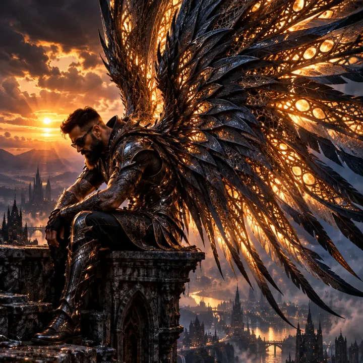 🪽 DARK FANTASY: Der geflügelte Himmelskrieger