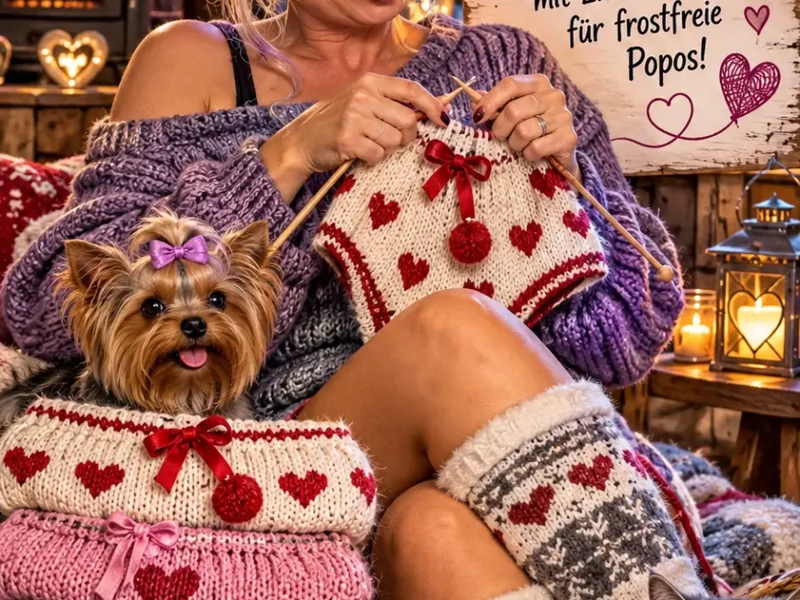FROSTFREIE POPOS – HANDGESTRICKT MIT LIEBE! 💜😂🧶