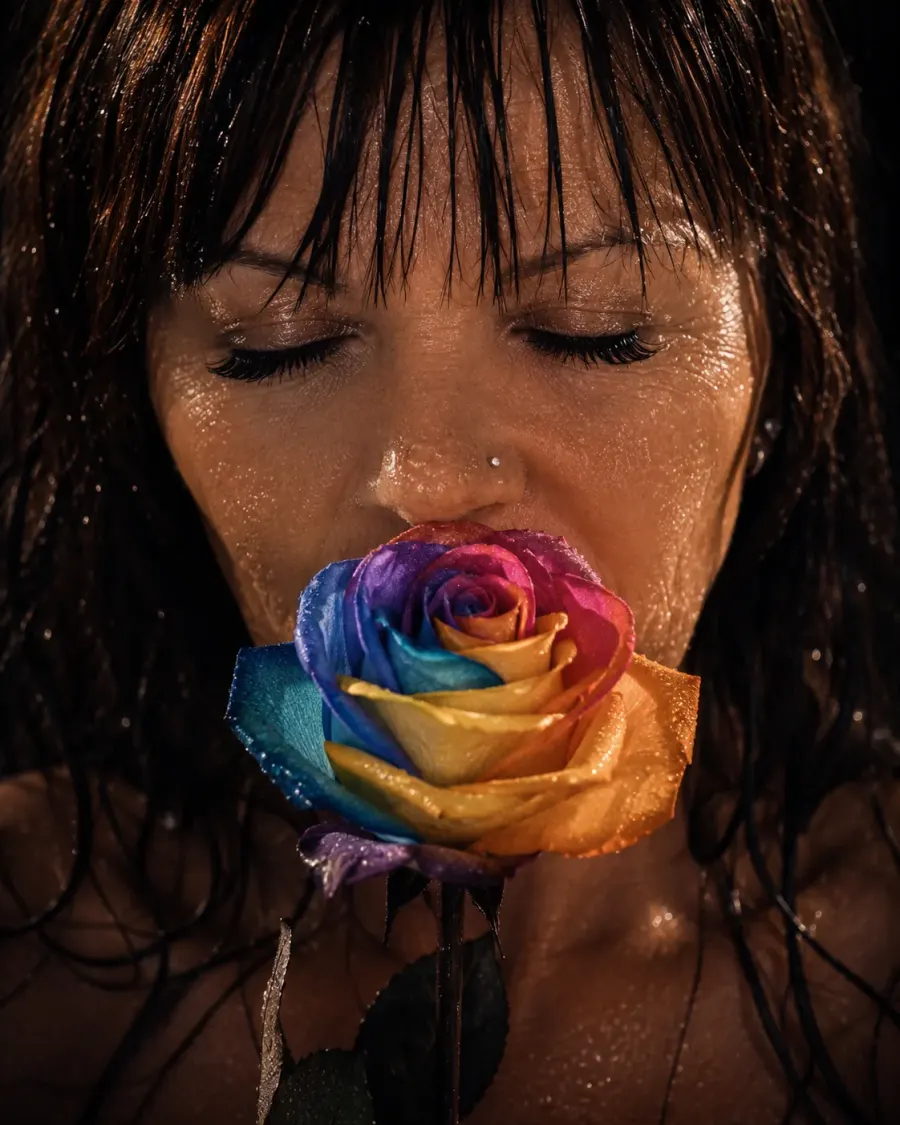 Manche Blumen wachsen nicht im Garten – sondern in der Seele. 🌹✨ Selbst nach dem stärksten Regen blühen Hoffnung, Stärke und Schönheit weiter. Man muss nur den