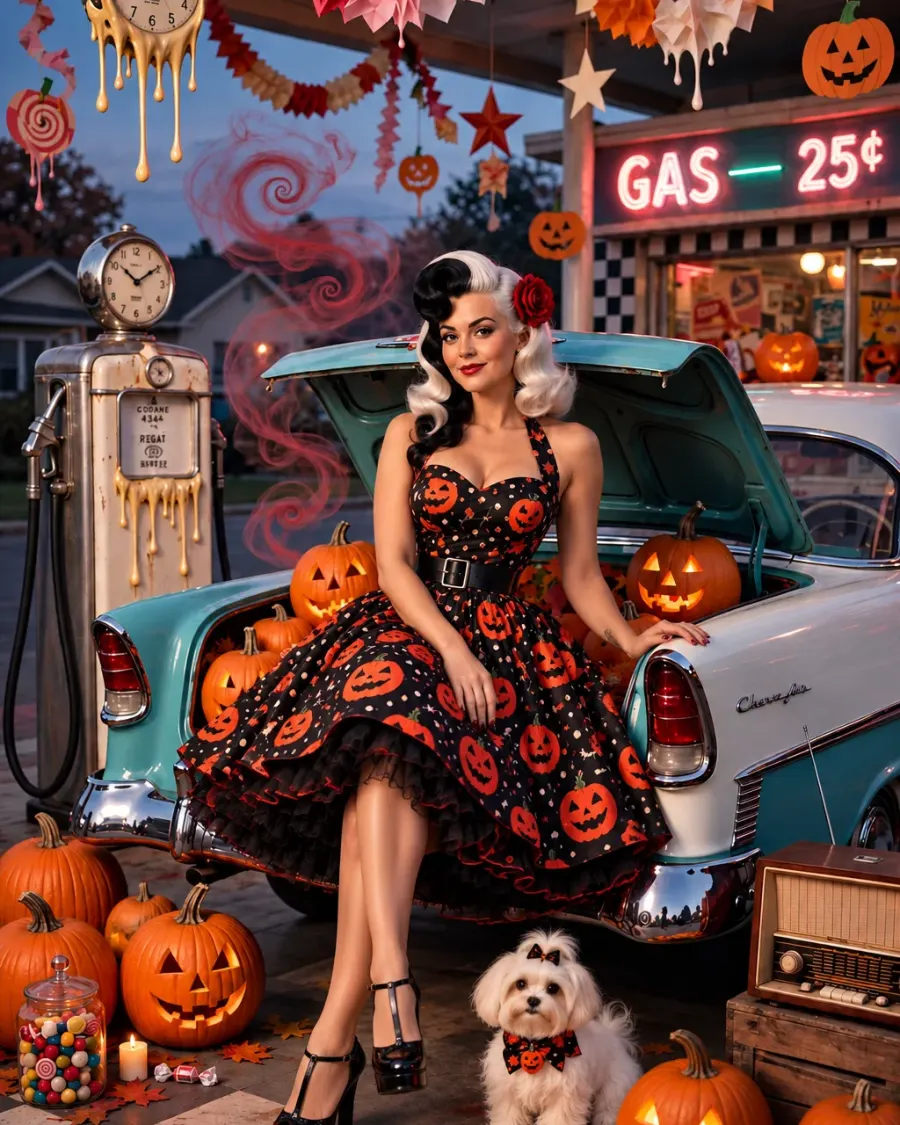 1958 ROCKABILLY PSYCHEDELIC HALLOWEEN · SURPRISE DICE