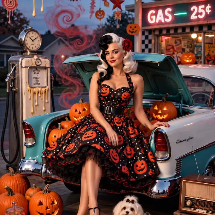 1958 ROCKABILLY PSYCHEDELIC HALLOWEEN · SURPRISE DICE