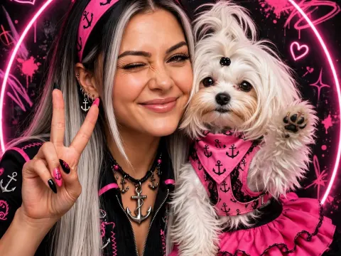 Pink Punk Besties