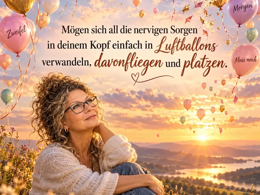 LASS DEINE SORGEN DAVONFLIEGEN