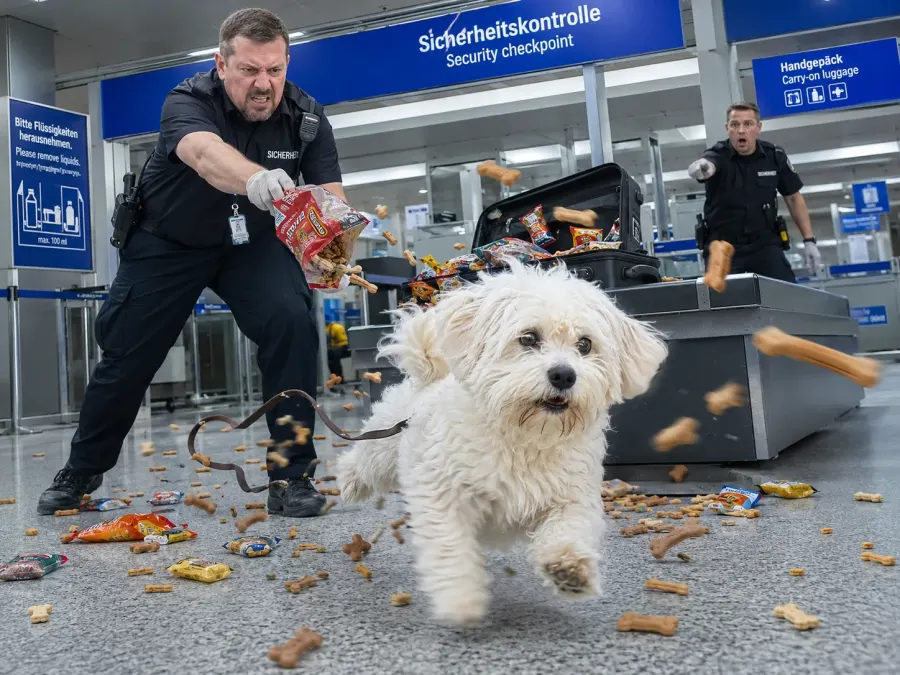 Hund beim Leckerli-Schmuggel am Flughafen erwischt