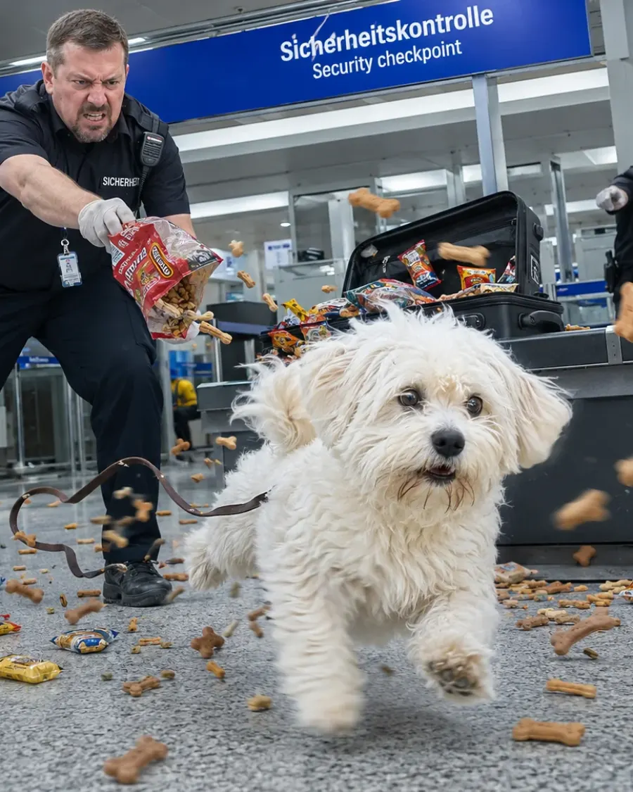 Hund beim Leckerli-Schmuggel am Flughafen erwischt