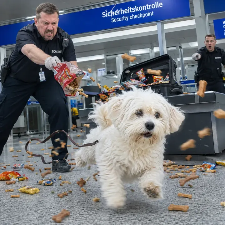 Hund beim Leckerli-Schmuggel am Flughafen erwischt