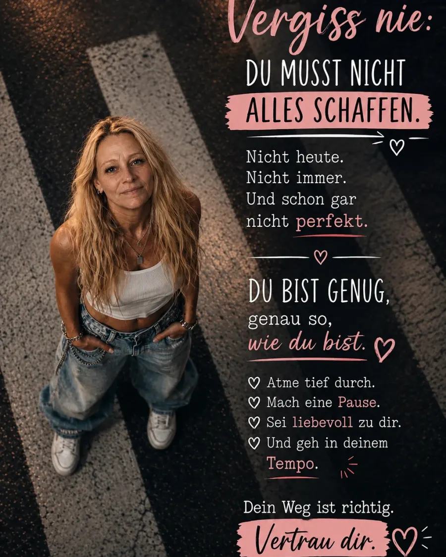 Vergiss nie: Du bist genug!