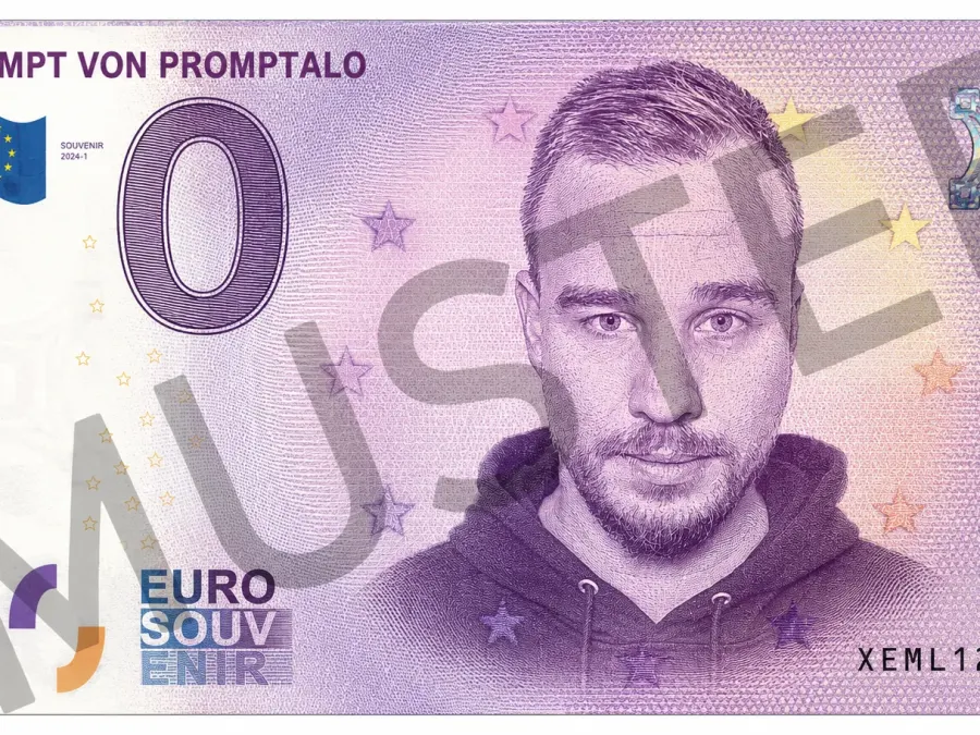 0€ Souvenir-Schein