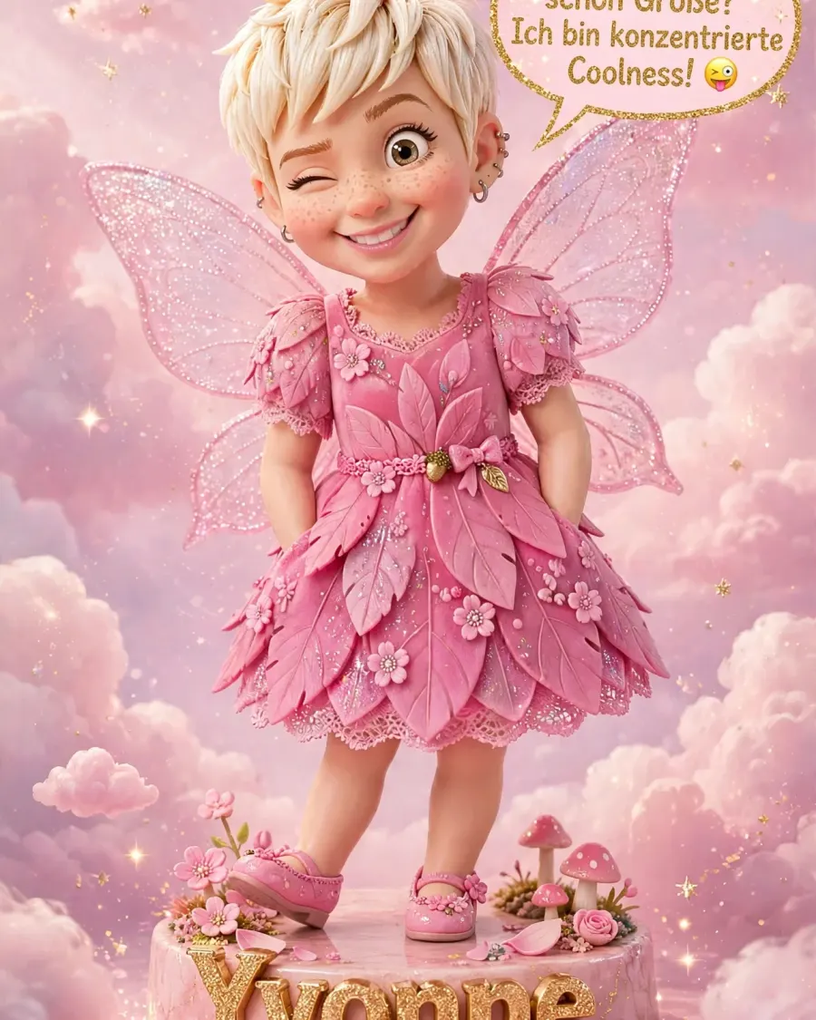 3D Pixie Figur