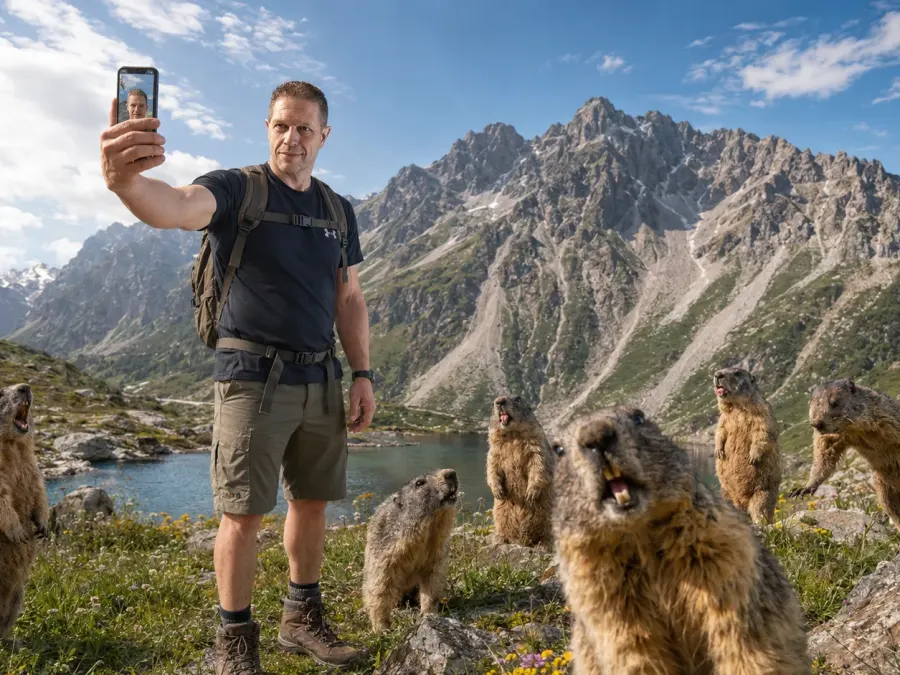 Selfie mit Tieren