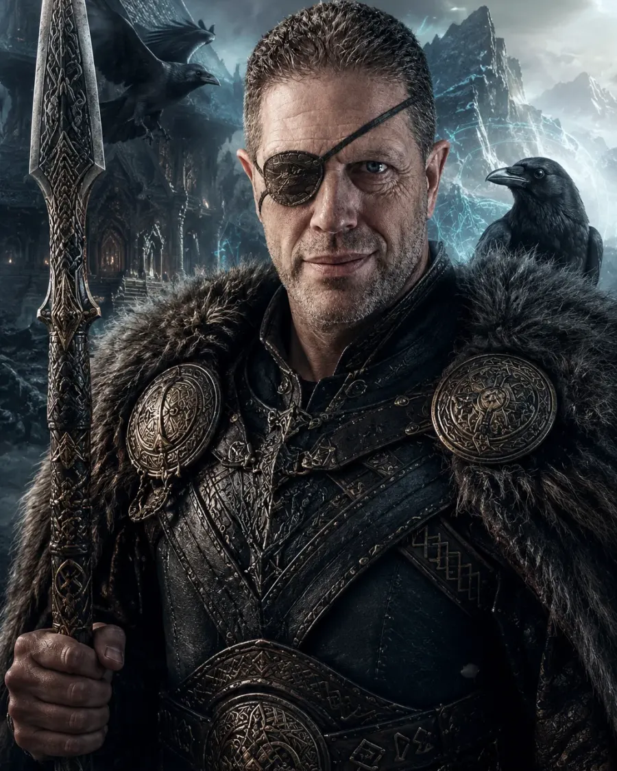 Odin, Oberster Gott der Æsir, Herrscher von Asgard, Gott der Weisheit, Magie und des Krieges.