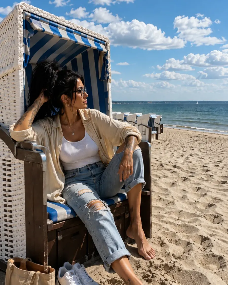 Ostsee im Strandkorb ☀️🌊