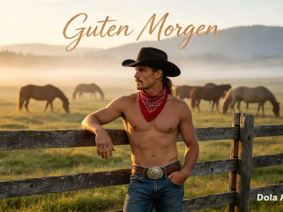 Cowboy “Guten Morgen”