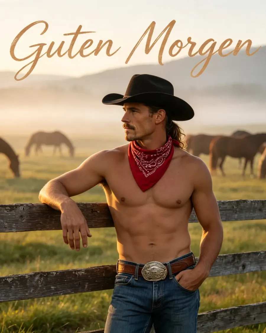 Cowboy “Guten Morgen”