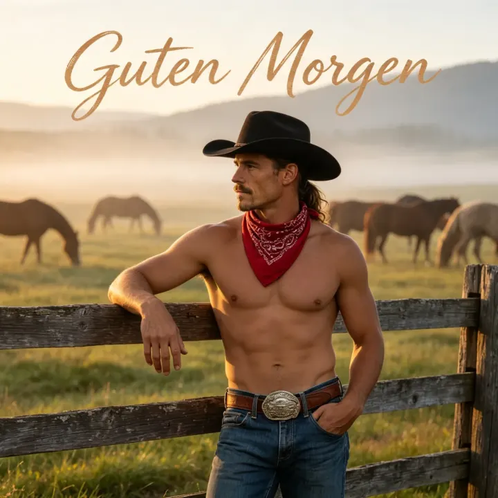 Cowboy “Guten Morgen”