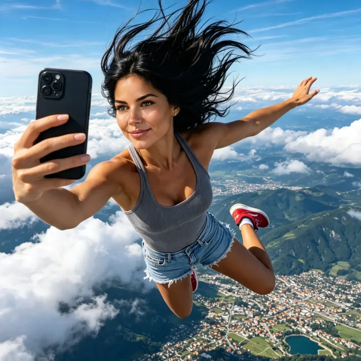 Freier Fall ohne Fallschirm