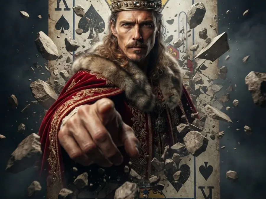 Der König aus der Karte
