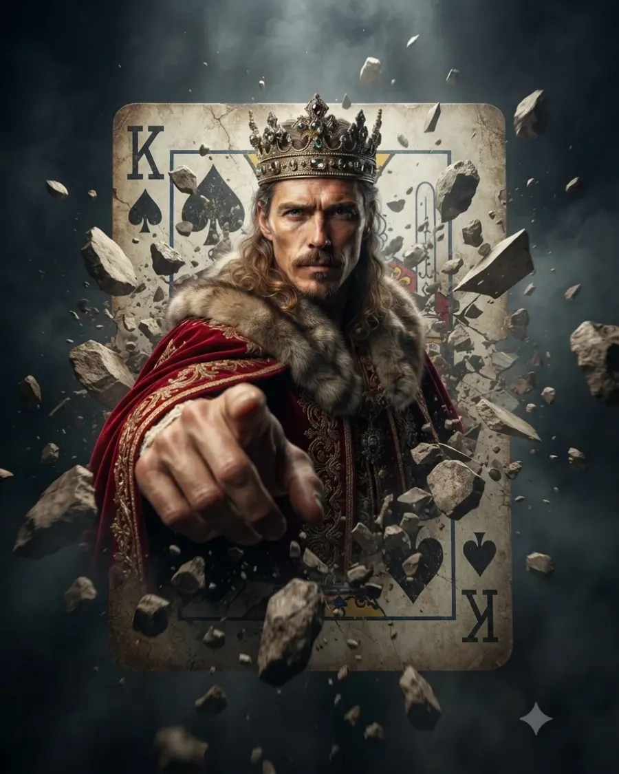 Der König aus der Karte