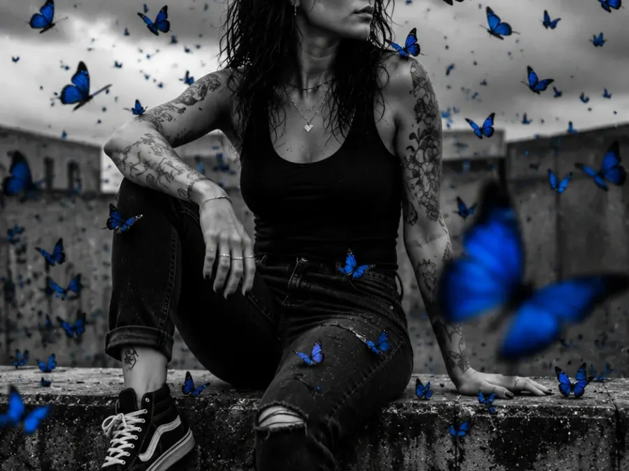 „Electric Blue Butterflies“ 🦋