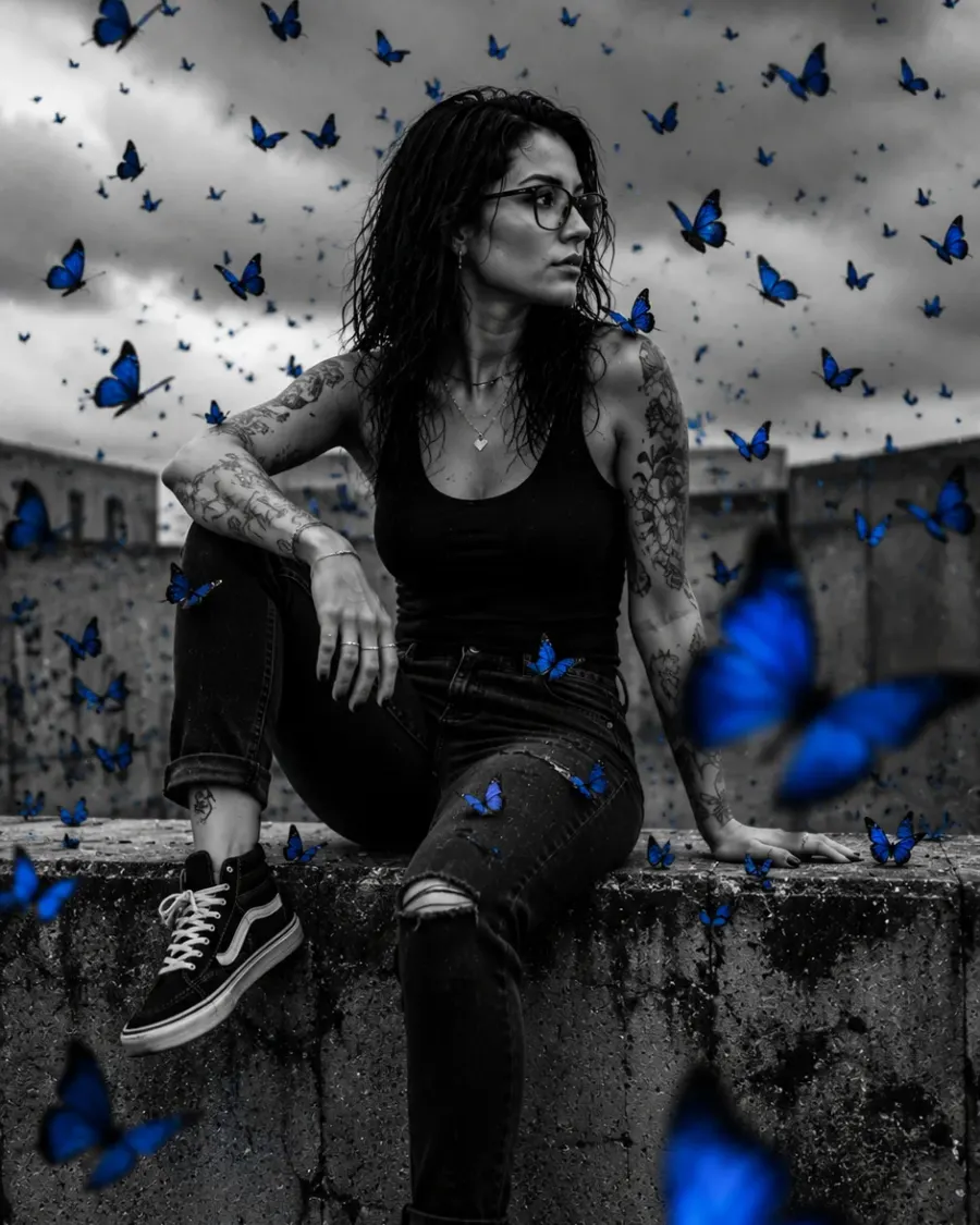 „Electric Blue Butterflies“ 🦋