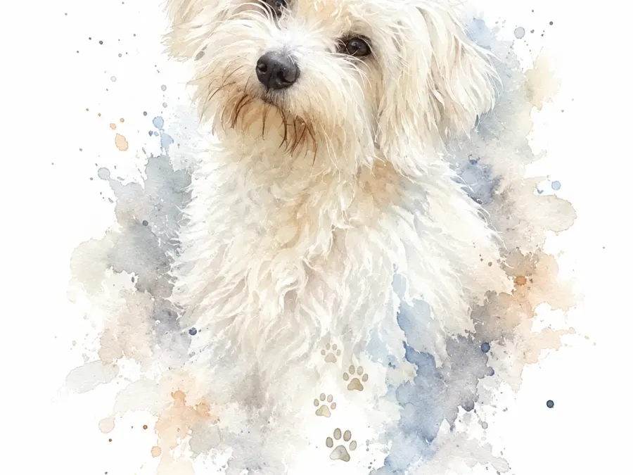 Aquarell Hundeportrait