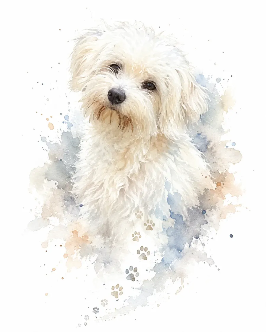 Aquarell Hundeportrait