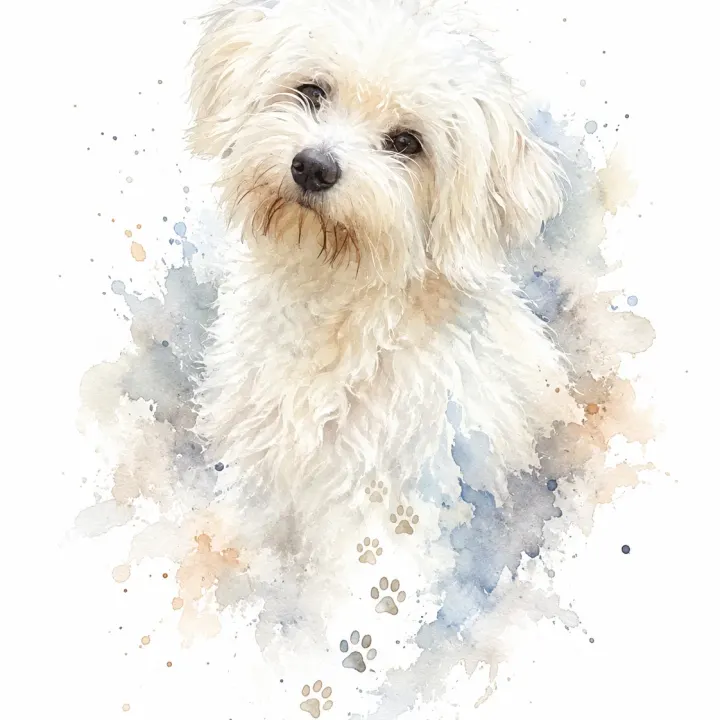 Aquarell Hundeportrait