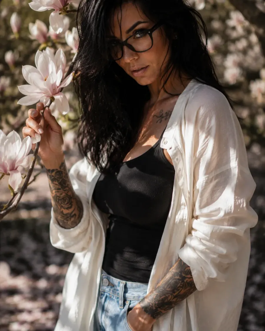 Unter dem Magnolienbaum