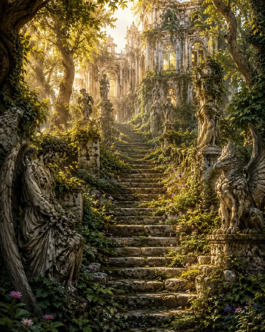 Die Treppe der vergangenen Zeit
