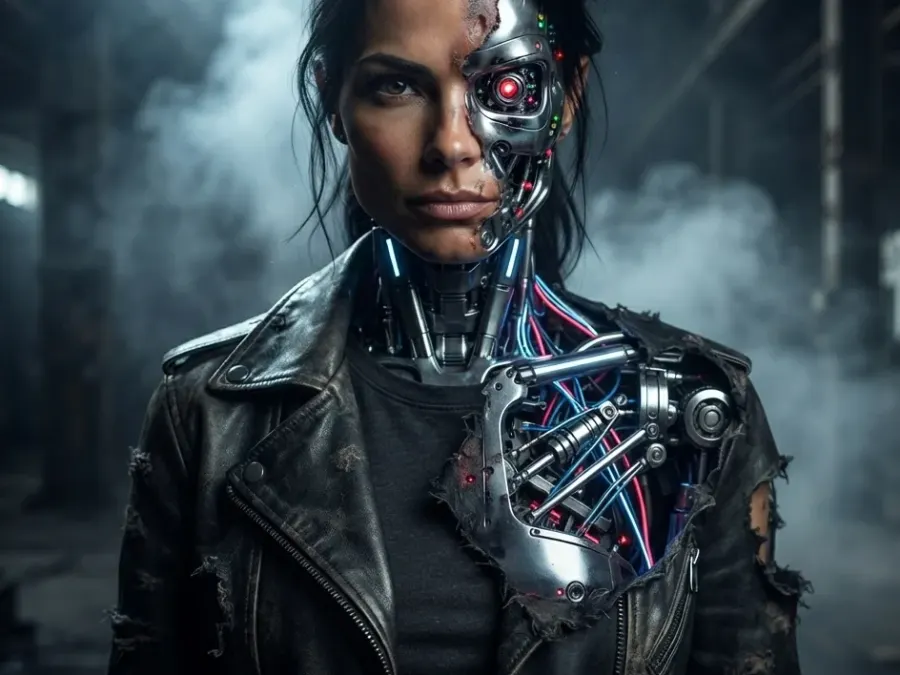 Cyborg Porträt