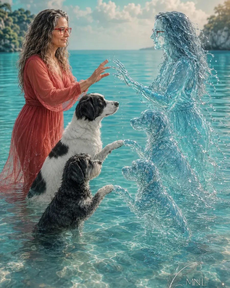 Berührung aus Wasser