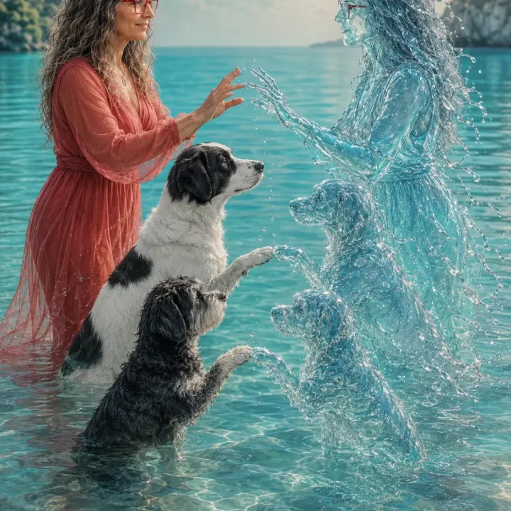 Berührung aus Wasser