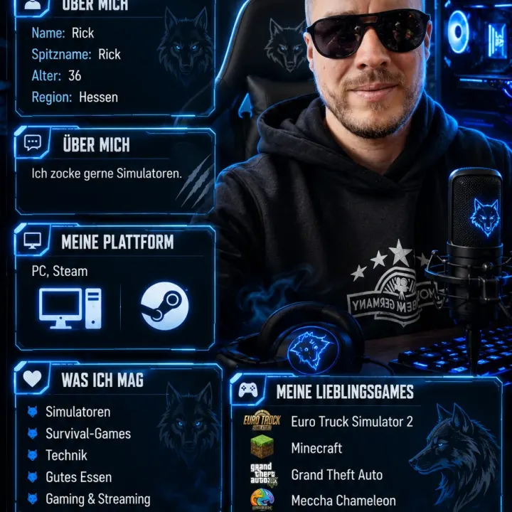 Dein persönlicher Gamer-Steckbrief