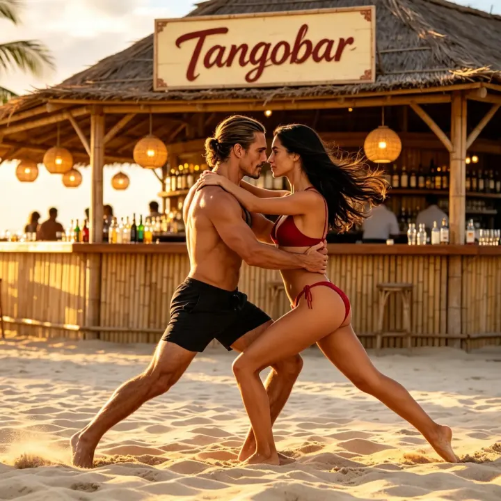 Tango am Strand