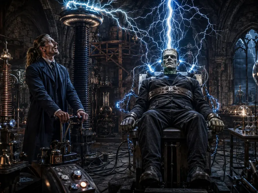 Dr. Frankenstein und sein Monster