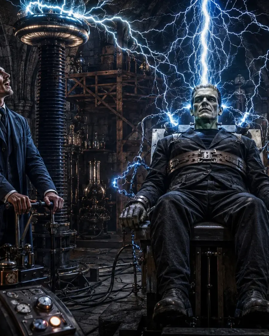Dr. Frankenstein und sein Monster