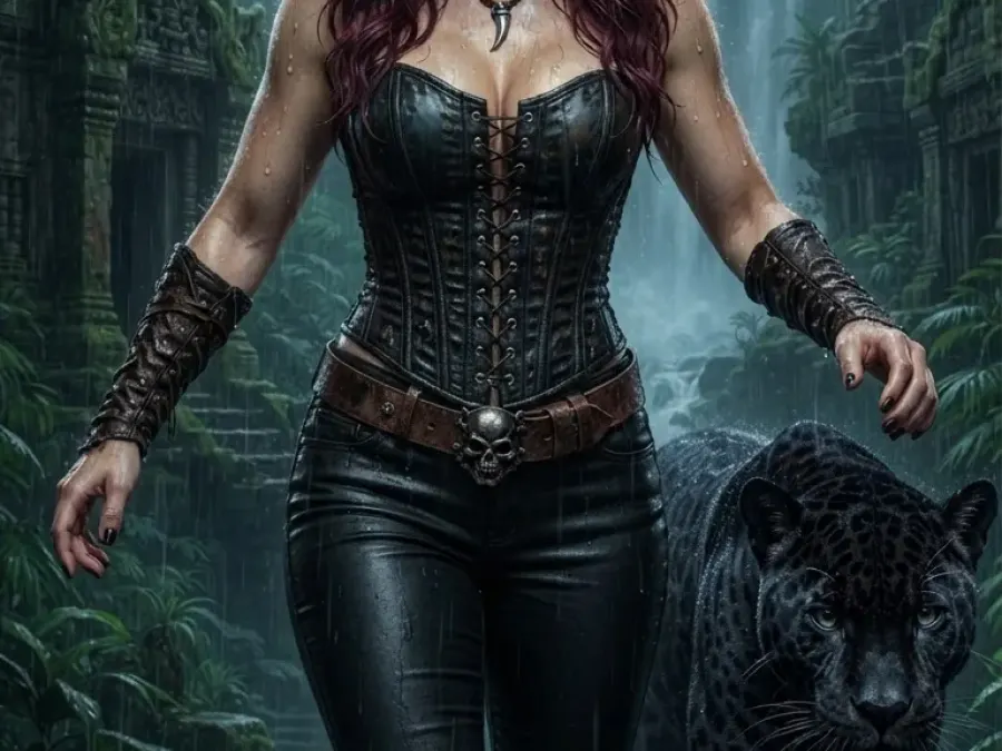 The Fierce Warrior in the Mystical Jungle