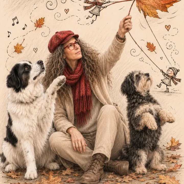Herbststimmung mit Doddles und Kritzeleien