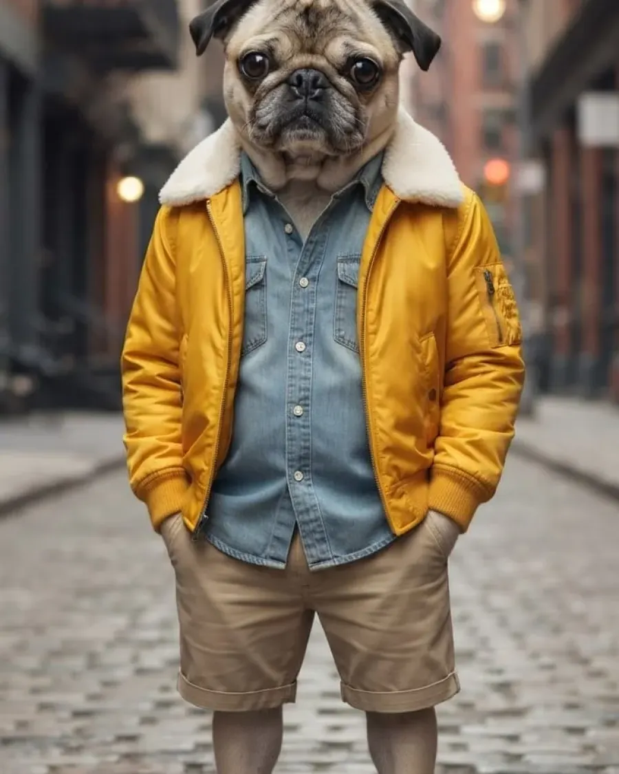 Mops-fidele Modewelt