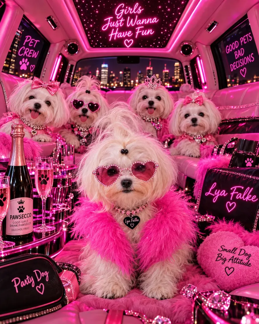PINK PARTY LIMOUSINE