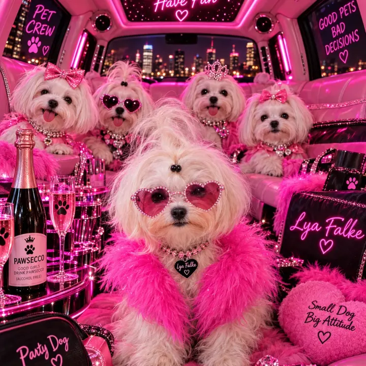 PINK PARTY LIMOUSINE